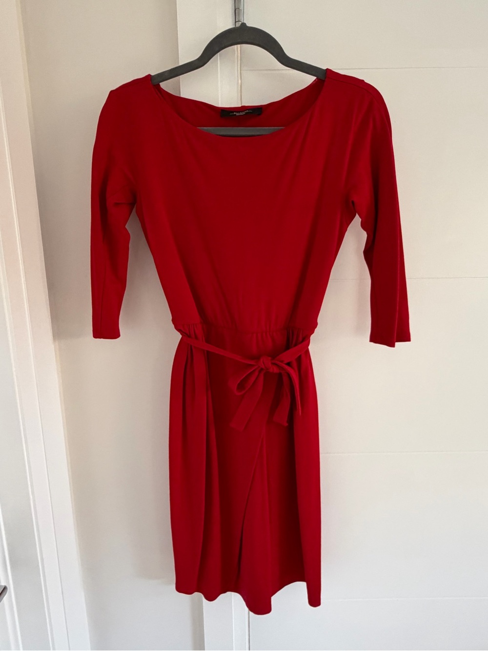 Weekend Max Mara Red Jersey Dress | Italian Designer | Size 4